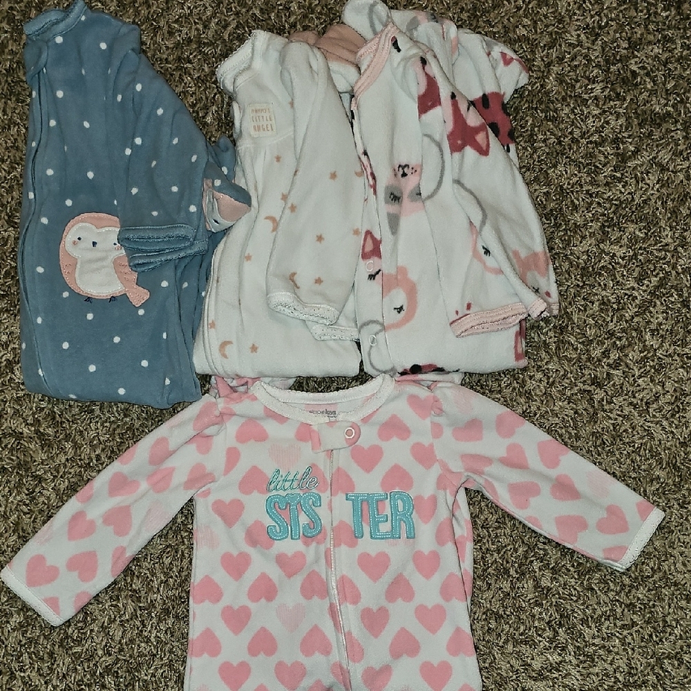 6-9 mo. Fleece Jammies